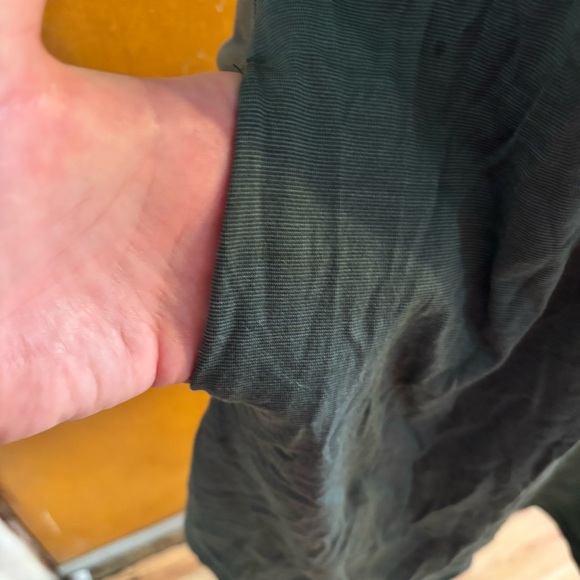 Wool & green swing dress with pockets.   Small - Picture 5 of 5